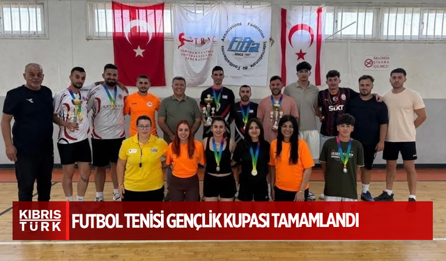 Futbol Tenisi Gençlik Kupası tamamlandı: Ada Spor birinci geldi!