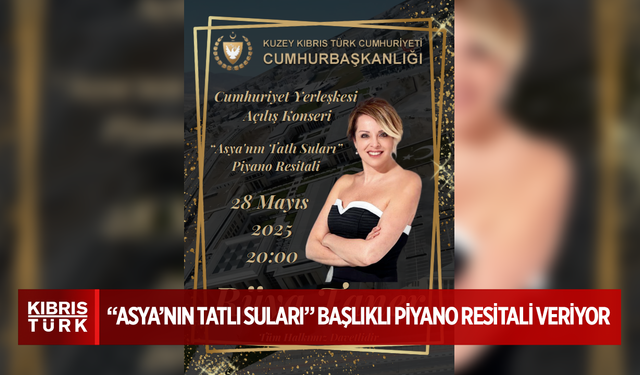 Rüya Taner, “Asya’nın Tatlı Suları” başlıklı piyano resitali veriyor