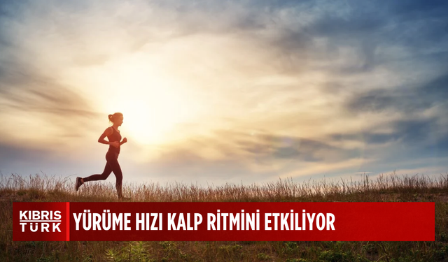 Yürüme hızının kalp ritmini etkilediği belirlendi