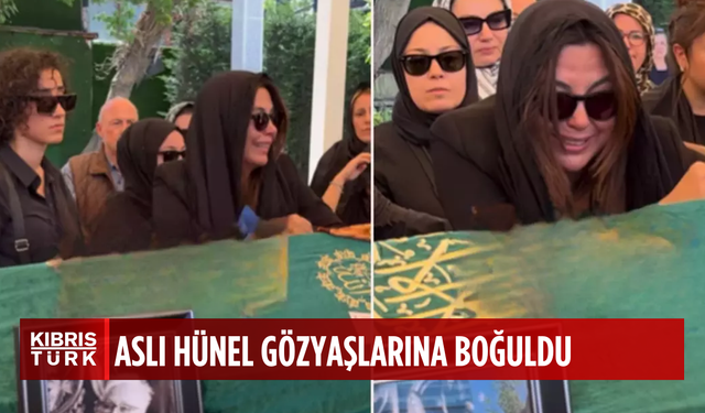 Aslıhan ve Saruhan Hünel'in anneleri son yolculuğuna uğurlandı