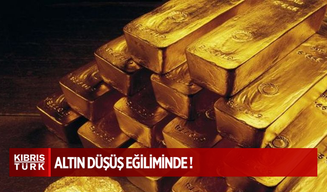 Altın yine düşüşe geçti