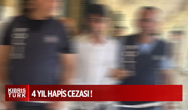 Lefkoşa’da soygun ve kaçırma suçundan yargılanan M. K.'ya 4 yıl hapis cezası