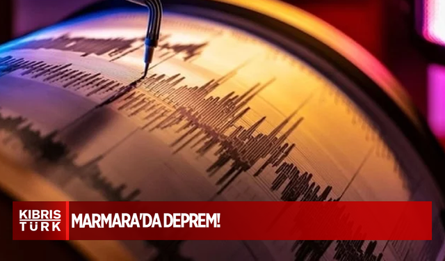 Marmara'da 3,6 büyüklüğünde deprem