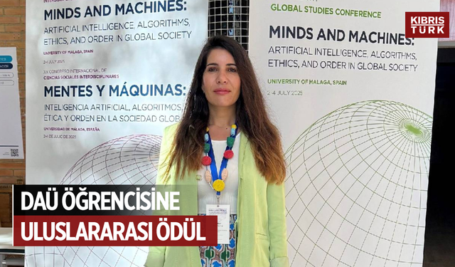 DAÜ Turizm Fakültesi doktora öğrencisine uluslararası ödül