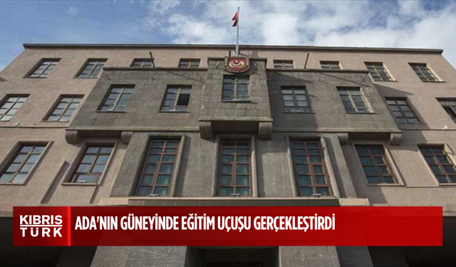 Türkiye Cumhuriyeti Hava Kuvvetleri, Ada'nın güneyinde eğitim uçuşu gerçekleştirdi