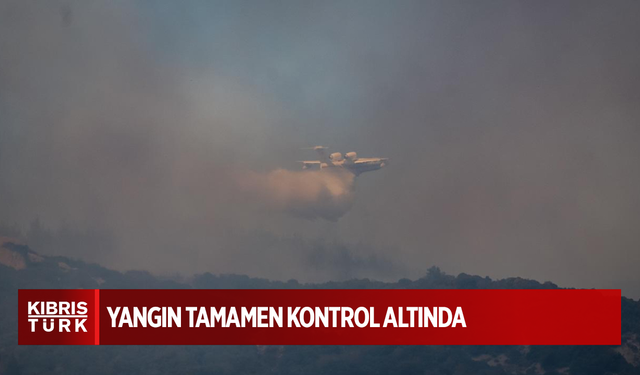 Çanakkale’deki yangın tamamen kontrol altında