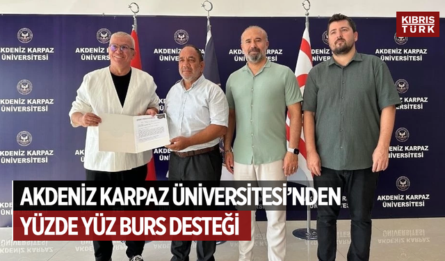 Akdeniz Karpaz Üniversitesi’nden ihtiyaç sahibi gençlere yüzde yüz burs desteği!