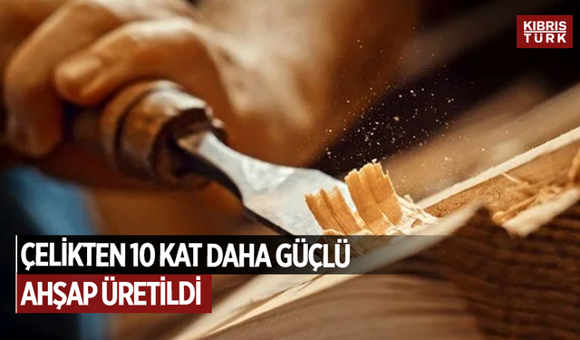 Metalin yerini alacak: Çelikten 10 kat daha güçlü ahşap üretildi