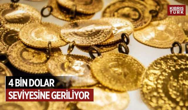 Altın 4 bin dolar seviyesine geriliyor