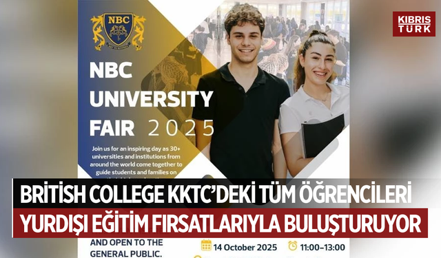 Necat British College 2. Üniversite Fuarı ile KKTC’deki tüm öğrencileri yurtdışı eğitim fırsatlarıyla buluşturuyor!