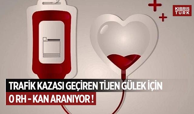 Trafik kazası geçiren Tijen Gülek için acil 0 Rh - kan aranıyor