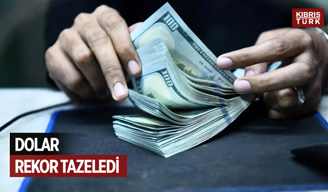 Dolar rekor tazeledi