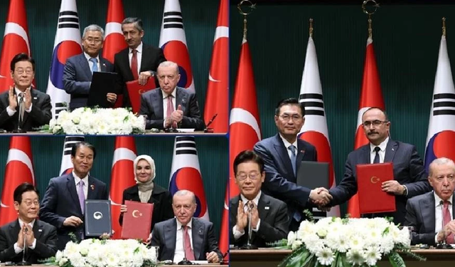 Türkiye ile Güney Kore arasında 3 anlaşma imzalandı