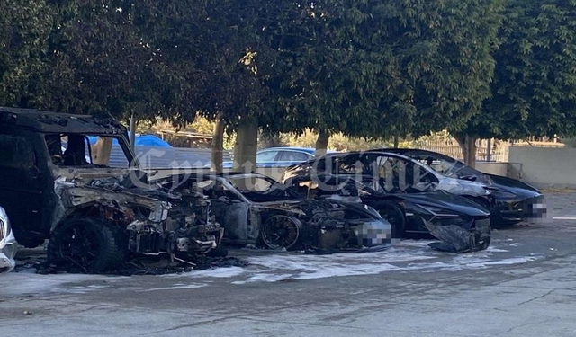 Dimosthenus cinayeti: Yakın iş arkadaşına ait 4 lüks araç kundaklandı