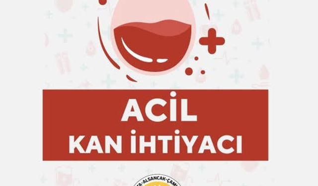 ACİL KAN DUYURUSU