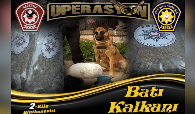 İki kilo u*yuş*tu*ru*cunun piyasaya sürülmesi engellendi!