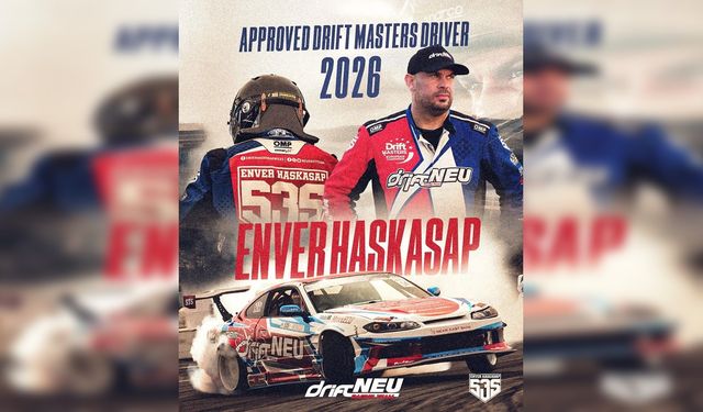 Drift Masters’ta KKTC ve Türkiye’yi Temsil Eden İlk ve Tek Türk Sürücü Enver Haskasap: Drift Tutkusu Sınırları Aştı