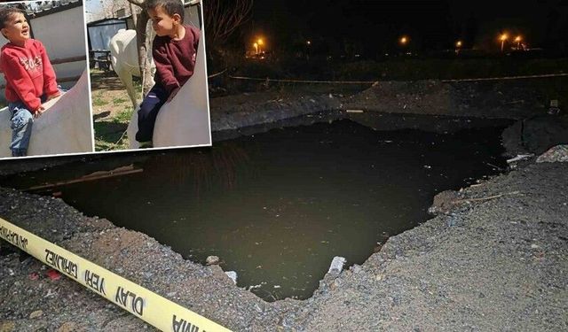 Su dolu inşaat temeline düşen 2 kardeş öldü