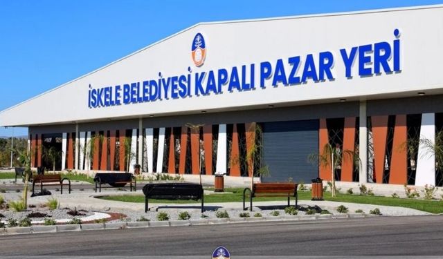 Kapalı pazar yeri yarın İskele’de açılıyor