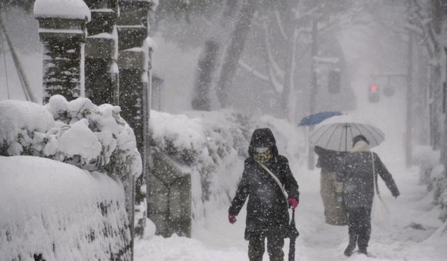 Japonya'da şiddetli kış şartlarından kaynaklanan can kayıplarının sayısı 46'ya yükseldi
