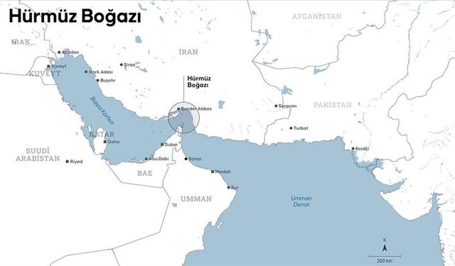 Yüzlerce petrol tankeri Hürmüz Boğazı'na yığıldı