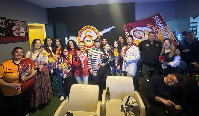 KKTC Galatasaray Taraftar Derneği’nde Dünya Kadınlar Günü kutlandı