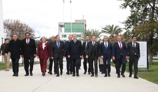 TBMM Milli Savunma Komisyonu Başkanı Hulusi Akar KKTC'de: Türkiye daima kardeşlerimizin yanında