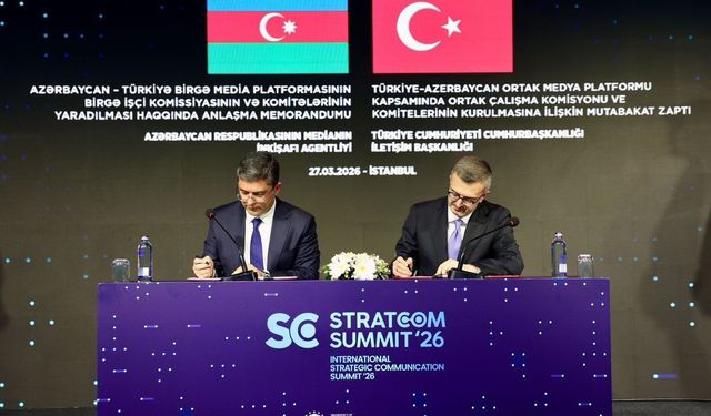Türkiye ile Azerbaycan arasında ortak medya platformu için imza atıldı