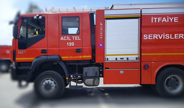 Güzelyurt’ta arazi yangını