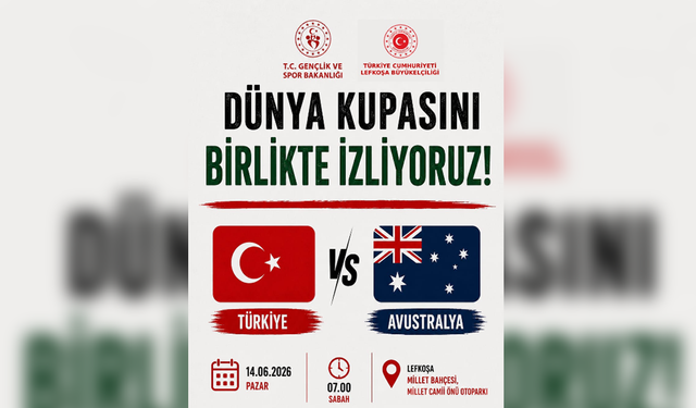 Türkiye-Avustralya maçı Millet Bahçesi’nde dev ekranda izlenecek