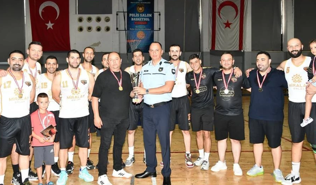 7. Polis Basketbol Turnuvası'nın şampiyonu Lefkoşa Polis Müdürlüğü oldu