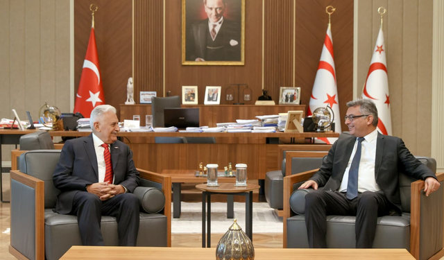 Erhürman, Binali Yıldırım’ı Kabul Etti