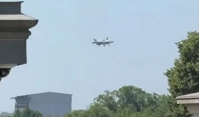 F-35, Beyaz Saray'a yakın bölgede havada bekledi