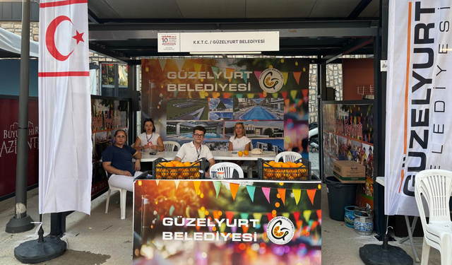Güzelyurt'un simgesi portakal Gaziantep'te tanıtılıyor