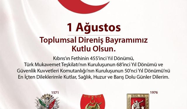 DAÜ REKTÖRÜ PROF. DR. HASAN KILIÇ’TAN 1 AĞUSTOS TOPLUMSAL DİRENİŞ BAYRAMI MESAJI