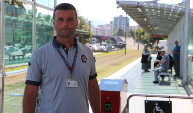 Güvenlik görevlisinin refleksi hayat kurtardı