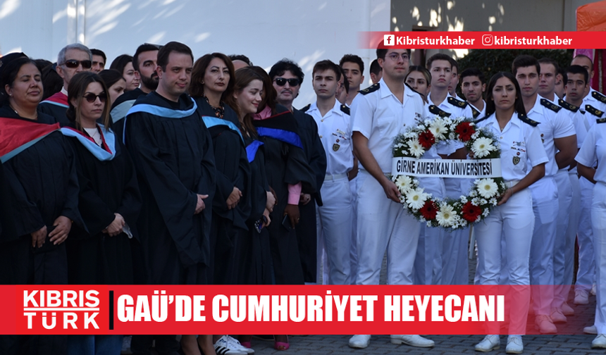 GAÜ'de 29 Ekim Cumhuriyet Bayramı kutlandı