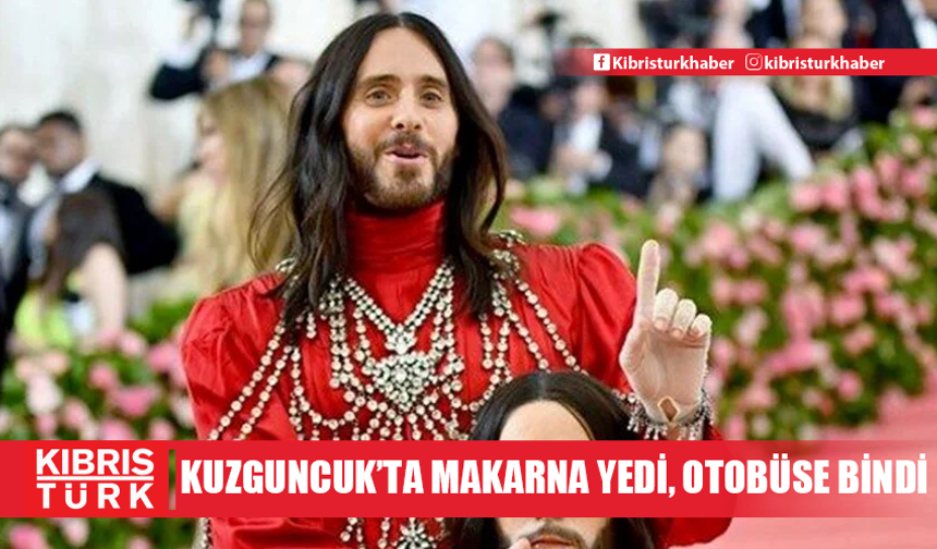 İstanbul'a gelen Jared Leto Kuzguncuk'ta makarna yedi, otobüse bindi