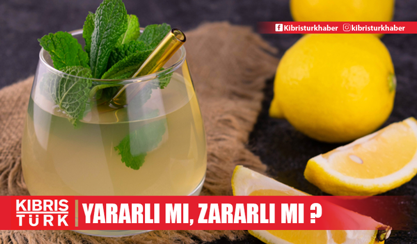 Limonlu su içmenin sağlığa faydaları ve zararları nelerdir?