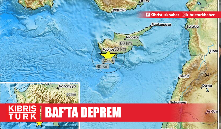 Baf'ta deprem