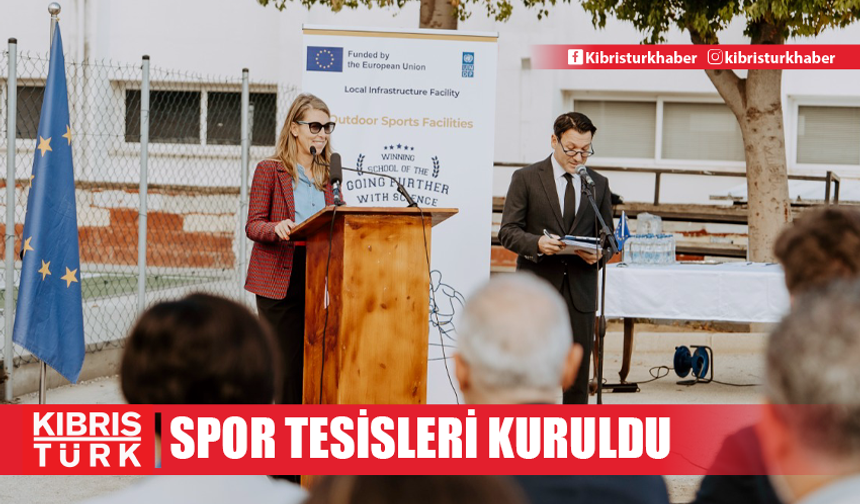 AB finansmanlı “Yerel Altyapı Hizmetleri Projesi” kapsamında üç tane spor tesisi kuruldu