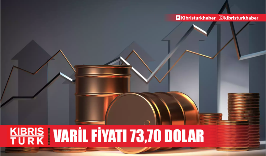 Brent petrolün varil fiyatı 73,70 dolar