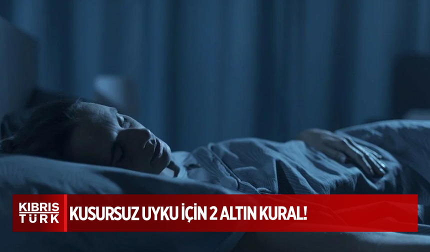 Kusursuz uyku için 2 altın kural: Göğüs hastalıkları uzmanı açıkladı