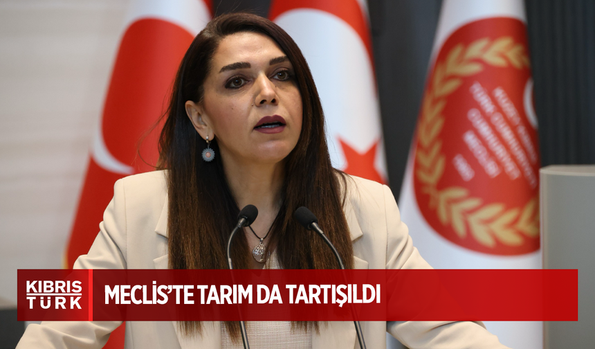 Meclis’te tarım da tartışıldı