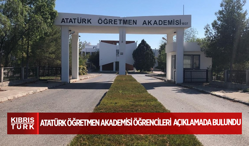 Atatürk Öğretmen Akademisi öğrencileri değiştirilen öğretmenlik sınav tüzüğünün geri çekilmesini istedi
