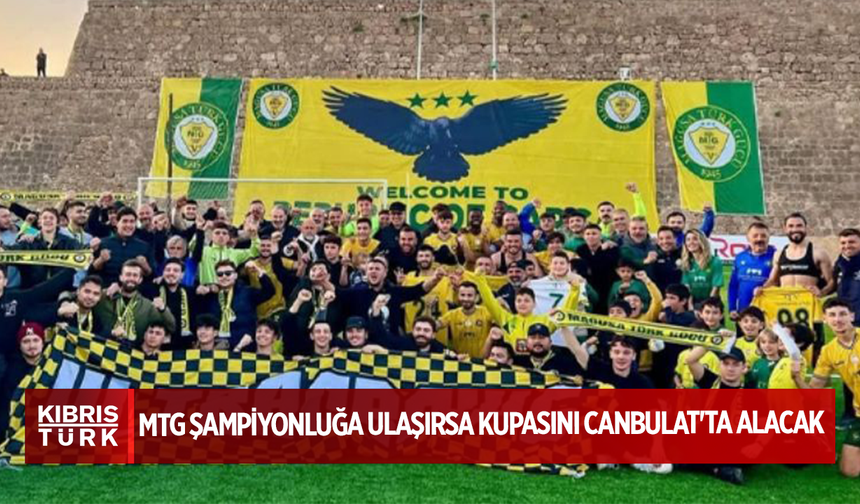 MTG şampiyonluğa ulaşırsa kupasını Canbulat'ta alacak