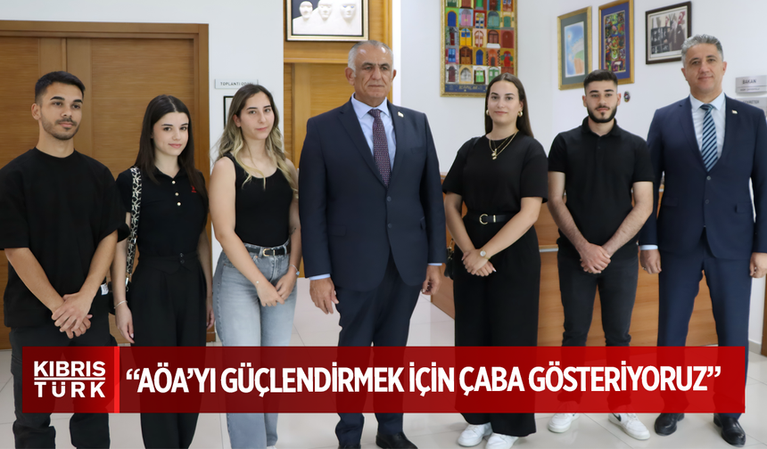 Çavuşoğlu: “AÖA’yı güçlendirmek için çaba gösteriyoruz. Öğrencilerle güzel bir uzlaşı sağladık”
