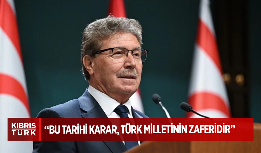 Ünal Üstel: Yarım asırlık bir terör tehdidi sona erdi; bu tarihi karar, Türk milletinin zaferidir