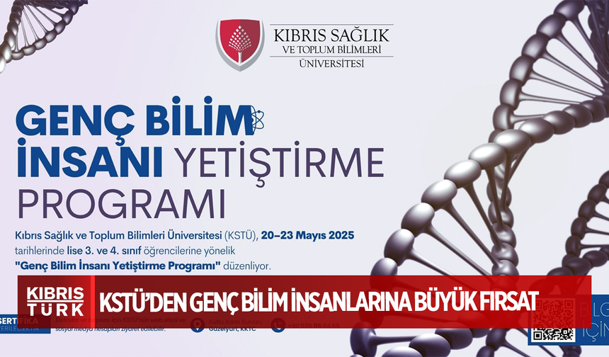 Kıbrıs Sağlık ve Toplum Bilimleri Üniversitesi'nden Genç Bilim İnsanlarına Büyük Fırsat
