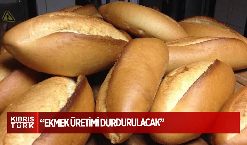 Fırın ve Unlu Mamuller Derneği Başkanı Ömer Çıralı açıkladı: Ekmek üretimi durdurulacak